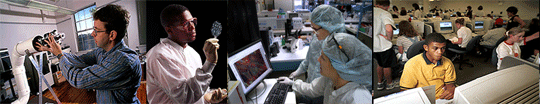 NC State students using technology in their studies